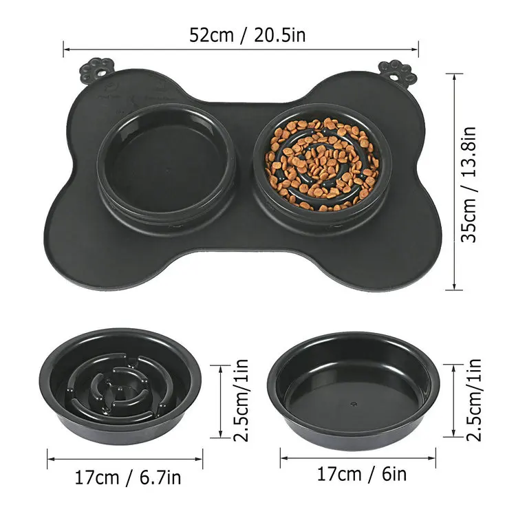 silicone pet bowl