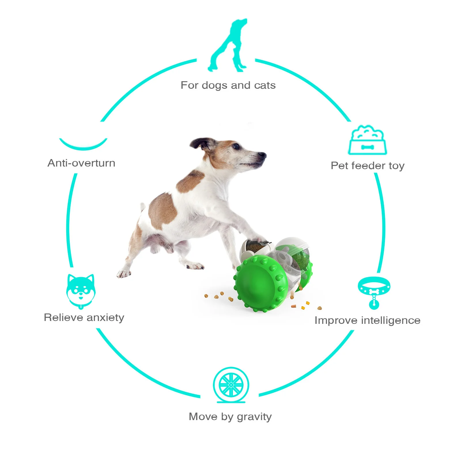 Interactive Dog Feeder | Dog Training Toy